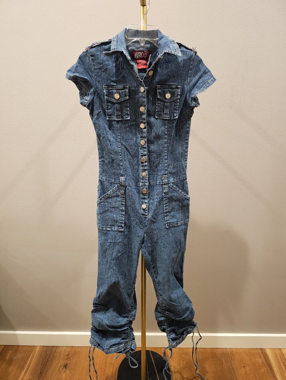 Vintage Denim Jumpsuit Blue